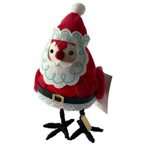 NEW Target Wondershop JOLLY 2021 Featherly Friends Christmas Bird SANTA CLAUS‎